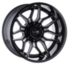 La Chanti LC-OF13 Glanzschwarz gefräst 20x12 6x5.3 6x5.5